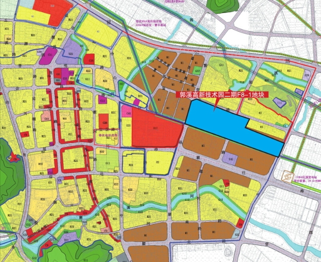 郭溪高新技术园二期f8-1地块