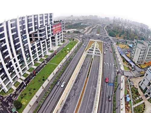 金昌路(拱康路至储运路段)建成投用 昌运桥通车—完善交通路网拉开