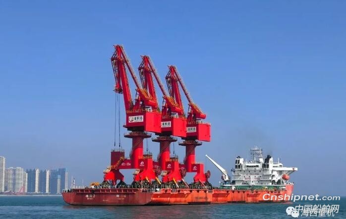 海西重机3台45t-35m门座起重机顺利发运
