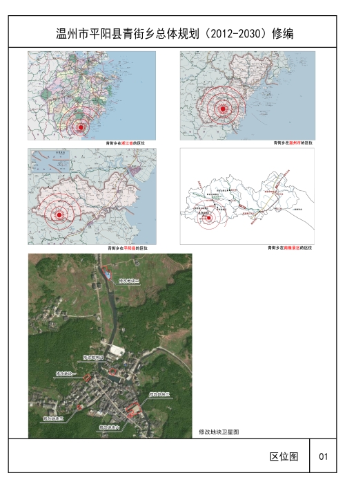 平阳县青街乡总体规划(2012-2030)修编(草案)公示