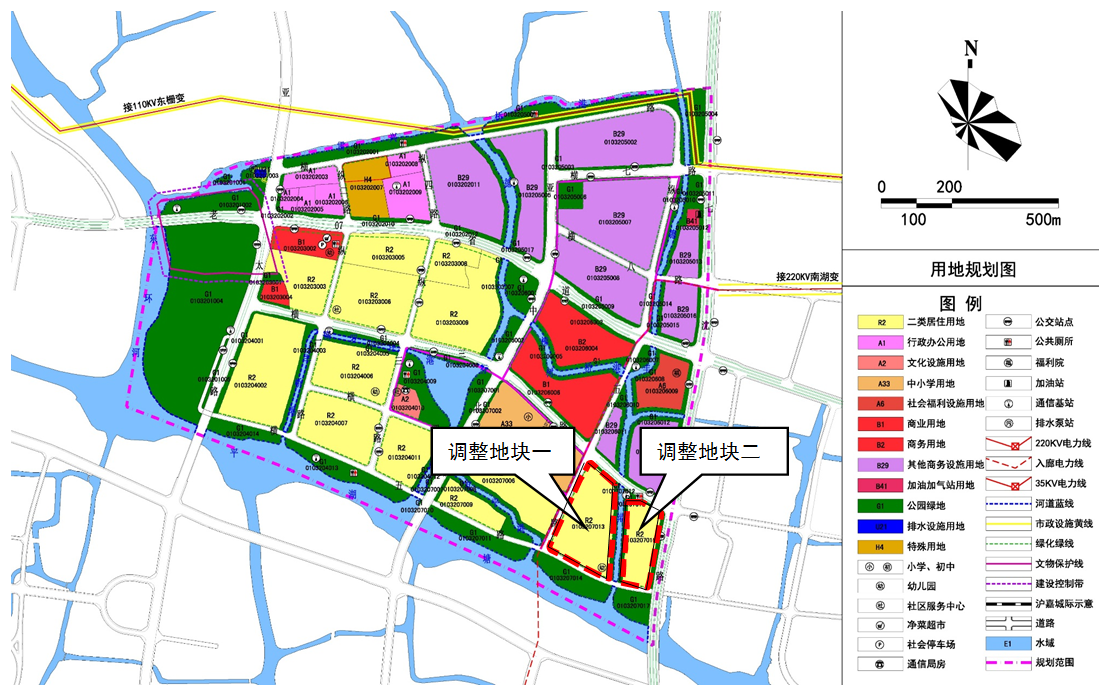 嘉兴市中心城区132单元控制性详细规划局部修改批后公布2021年6月15日