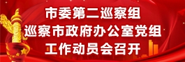 市委第二巡察组巡察市政府办公室党组工作动员会召开