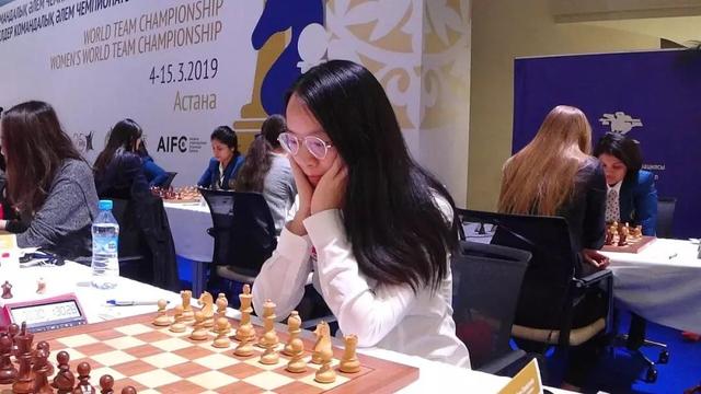 提前锁定女子国际象棋世界团体锦标赛冠军，绍兴囡丁亦昕，好样的！