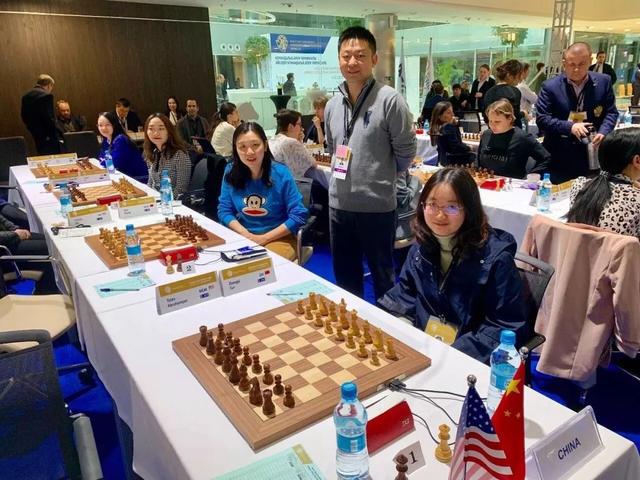 提前锁定女子国际象棋世界团体锦标赛冠军，绍兴囡丁亦昕，好样的！