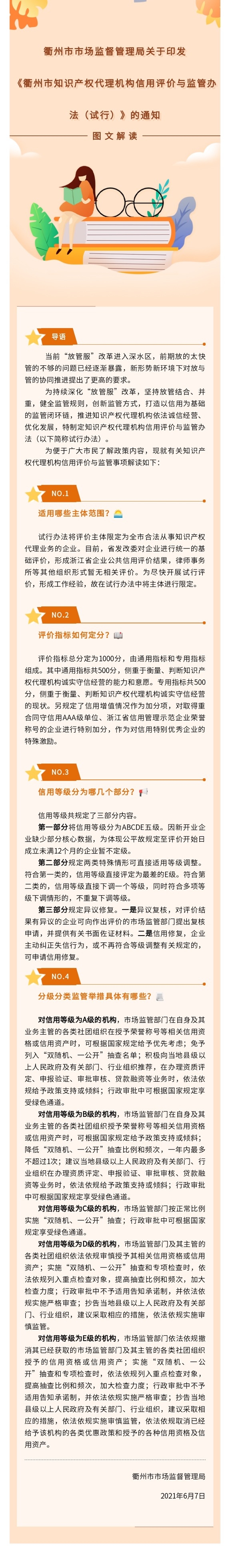 衢州市市场监督管理局关于印发《衢州市知识产权代理机构信用评价与监管办法(试行)》的通知 (1).jpg