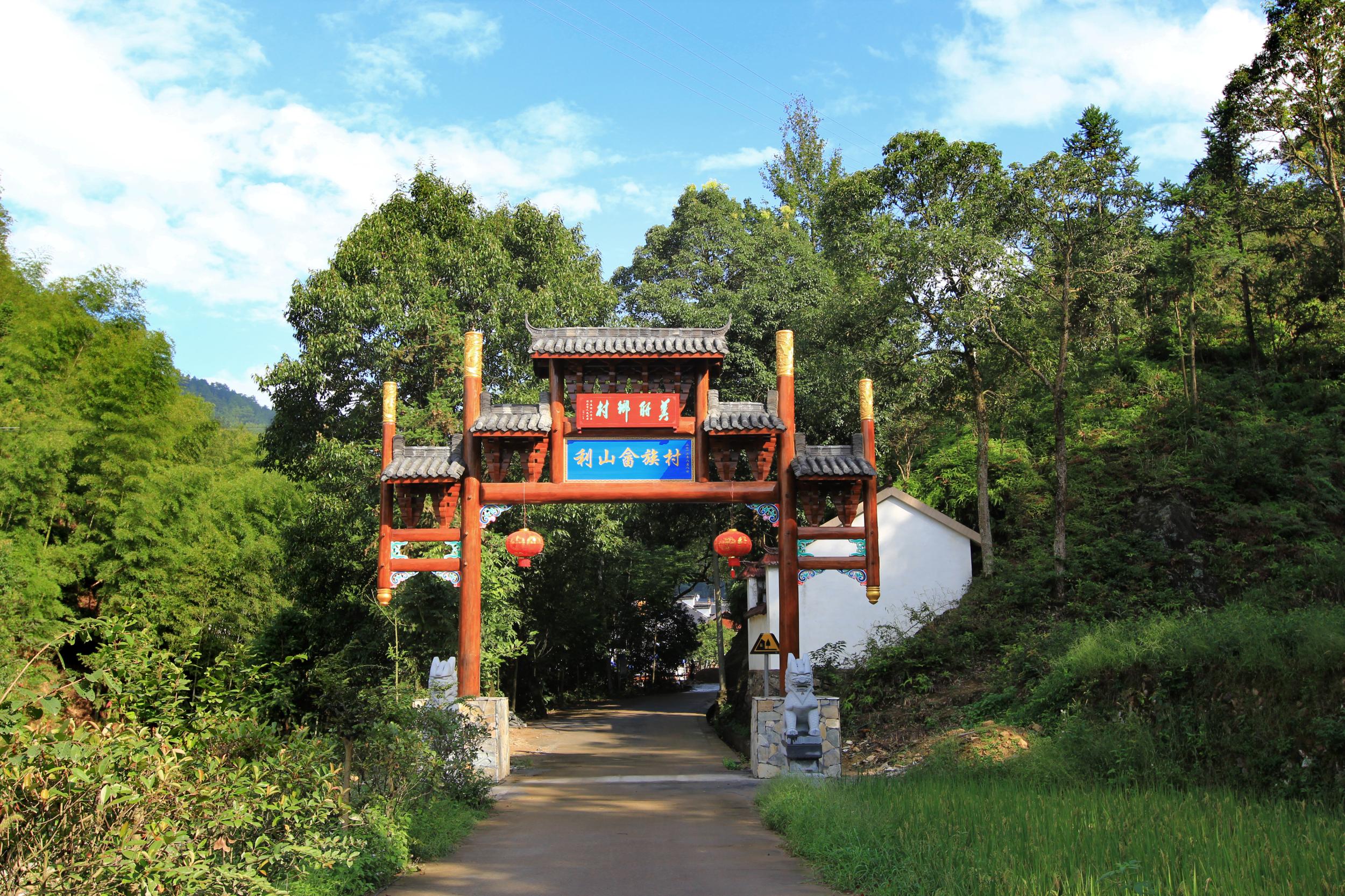 大港头镇利山村莲韵畲家诗画利山