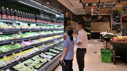 仙居县市场监管局推进放心肉菜示范超市创建工作