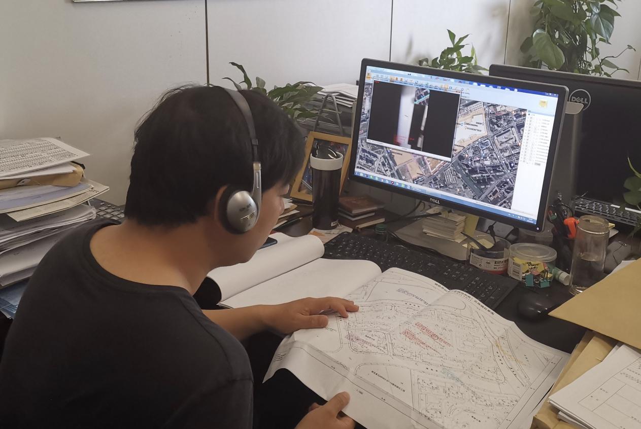 说明: 远程实地查看工作图1