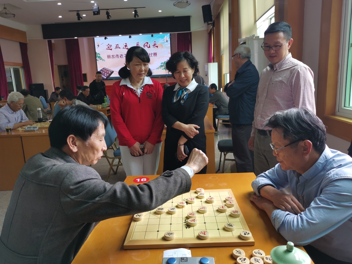 我市举行“迎亚运 展风采” 老干部中国象棋比赛