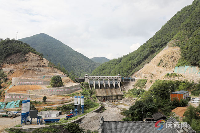 兰溪桥水库扩建工程建设正酣