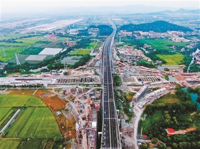 235国道杭州老余杭至五常段文一西路三墩互通都有新进展