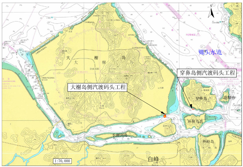 大榭岛地图图片