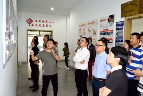 郭溪街道一行赴娄桥街道参观交流四个平台建设工作