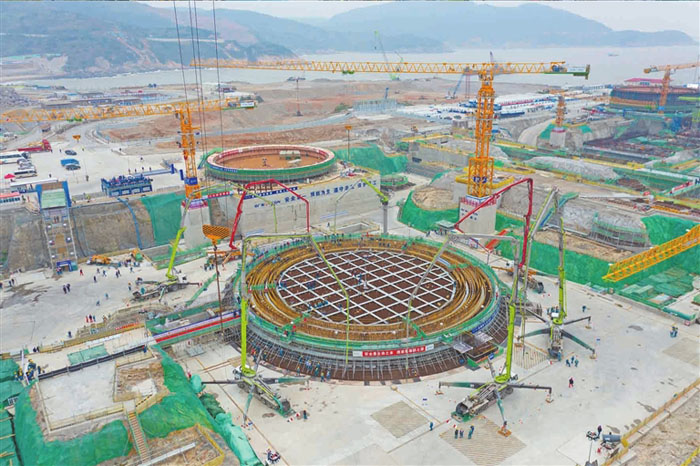 苍南服务双碳再获重大进展三澳核电2号机组主体工程开工