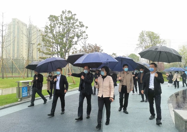 温州市委常委宣传部部长施艾珠调研龙湾赛区亚运筹办工作