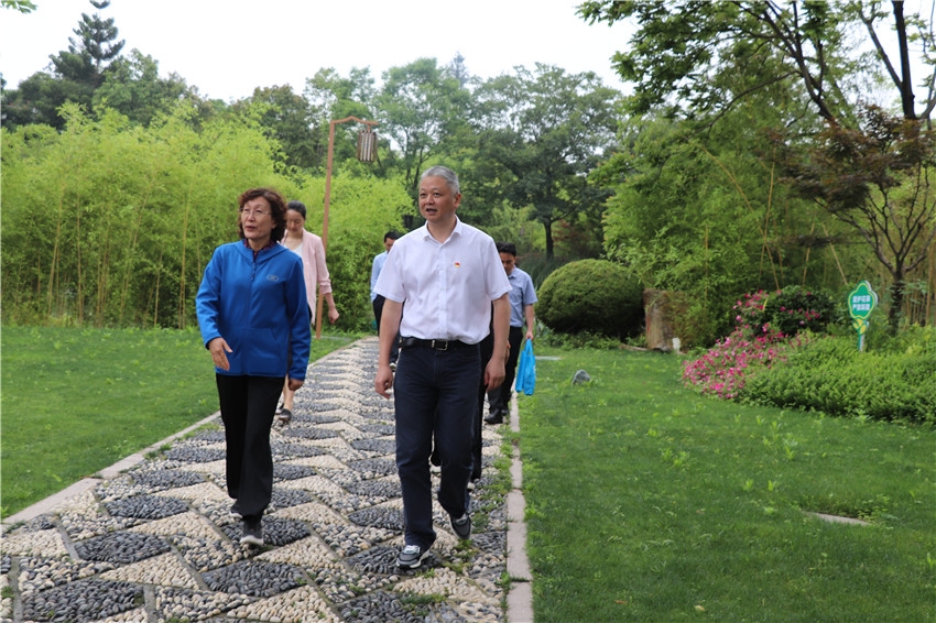 省党史学习教育第三巡回指导组调研温州生态园