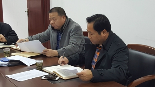 县安监局赵振华副局长来县工业园区走访调研安全生产工作