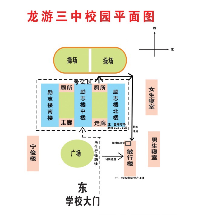 考点01:龙游县第三中学三,考点考场安排3,根据考场规则,考前30分钟