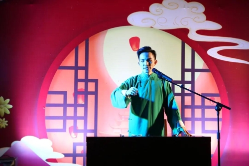 祝福广场和梦回平桥的"欢庆团圆中秋戏台",绍兴鹦哥戏,绍兴莲花落和