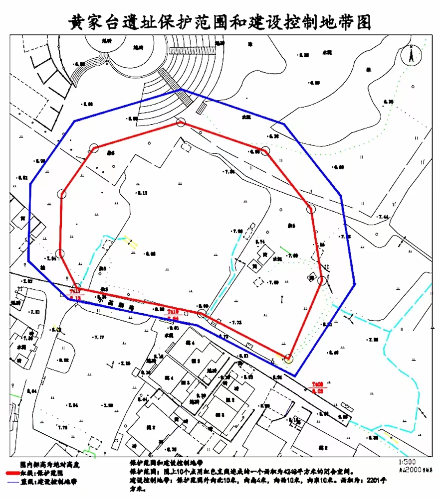县级文物保护单位黄家台遗址保护范围和建设控制地带划定方案公示