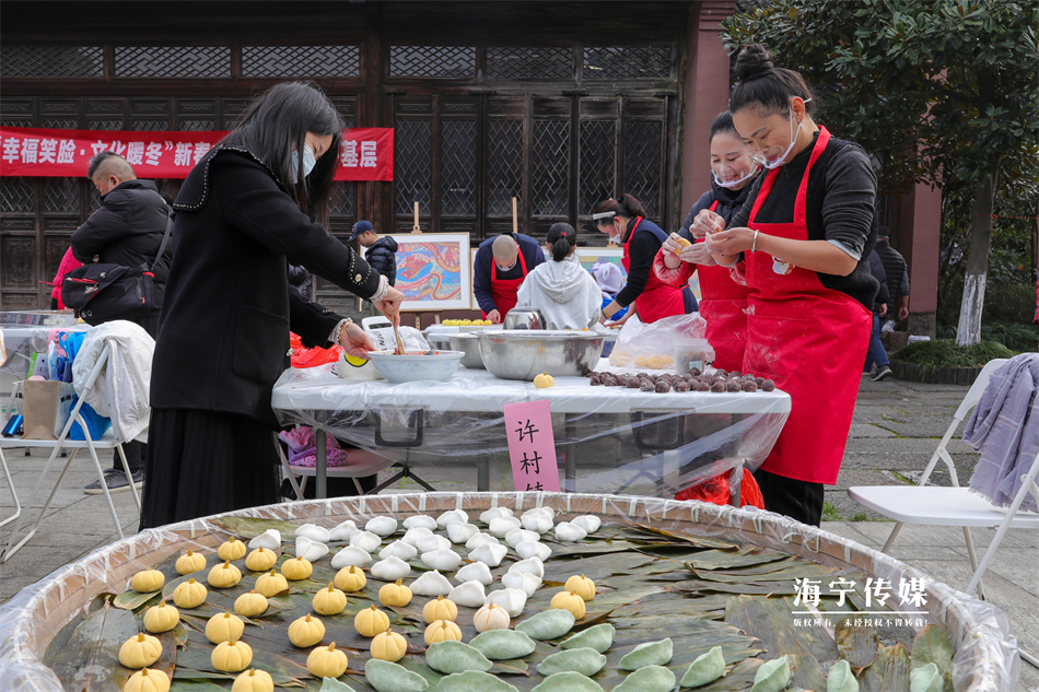 老底子的年味打年糕做麵點海寧這場活動氛圍感滿分