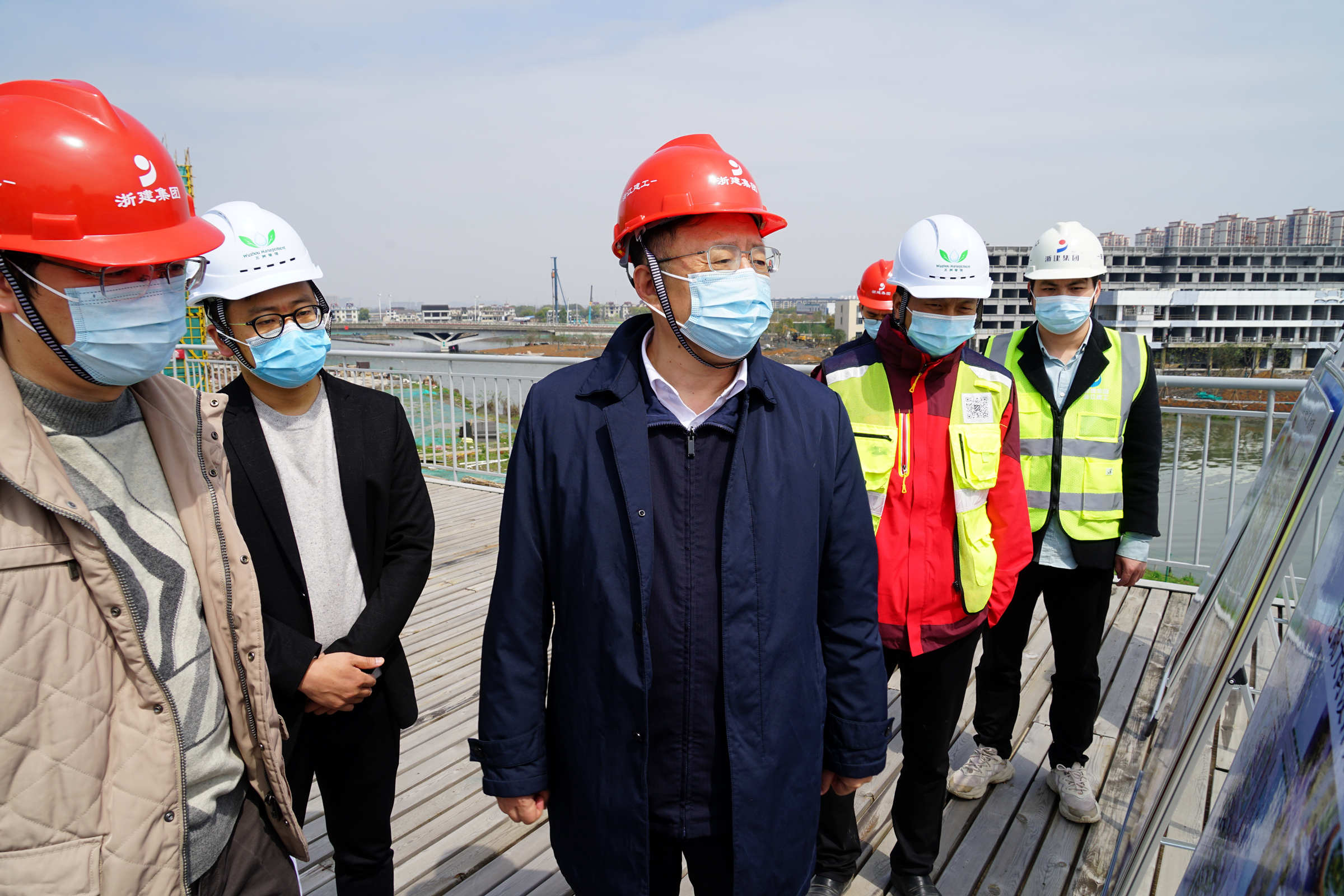 绍兴市委常委副市长王涛来镜湖新区调研重点区块规划建设