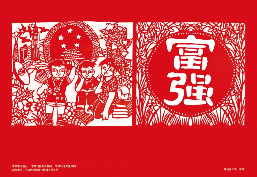 核心价值观富强