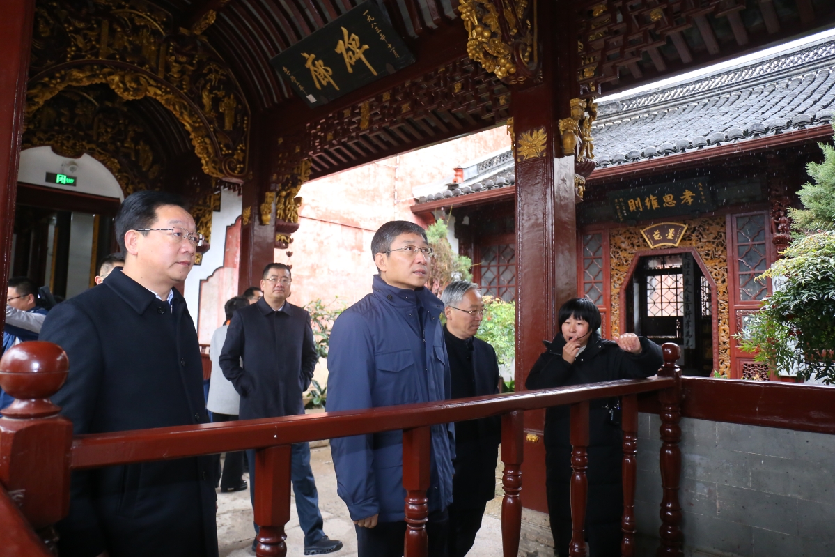 国家文物局副局长罗文利一行来绍调研