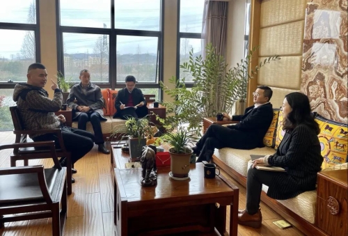 市贸促会傅青春会长赴柯桥区开展"三服务"