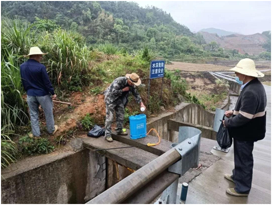 院桥镇完成19座山塘水库白蚁防治工作