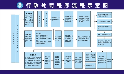 卫生健康行政处罚程序流程示意图