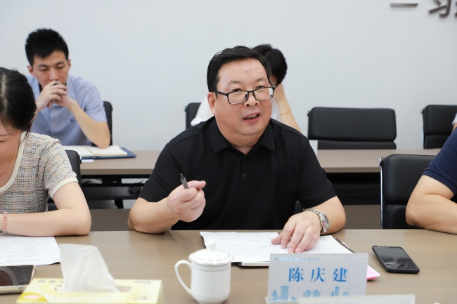 入库专家舟山市科技局科技处处长陈庆建交流发言.JPG