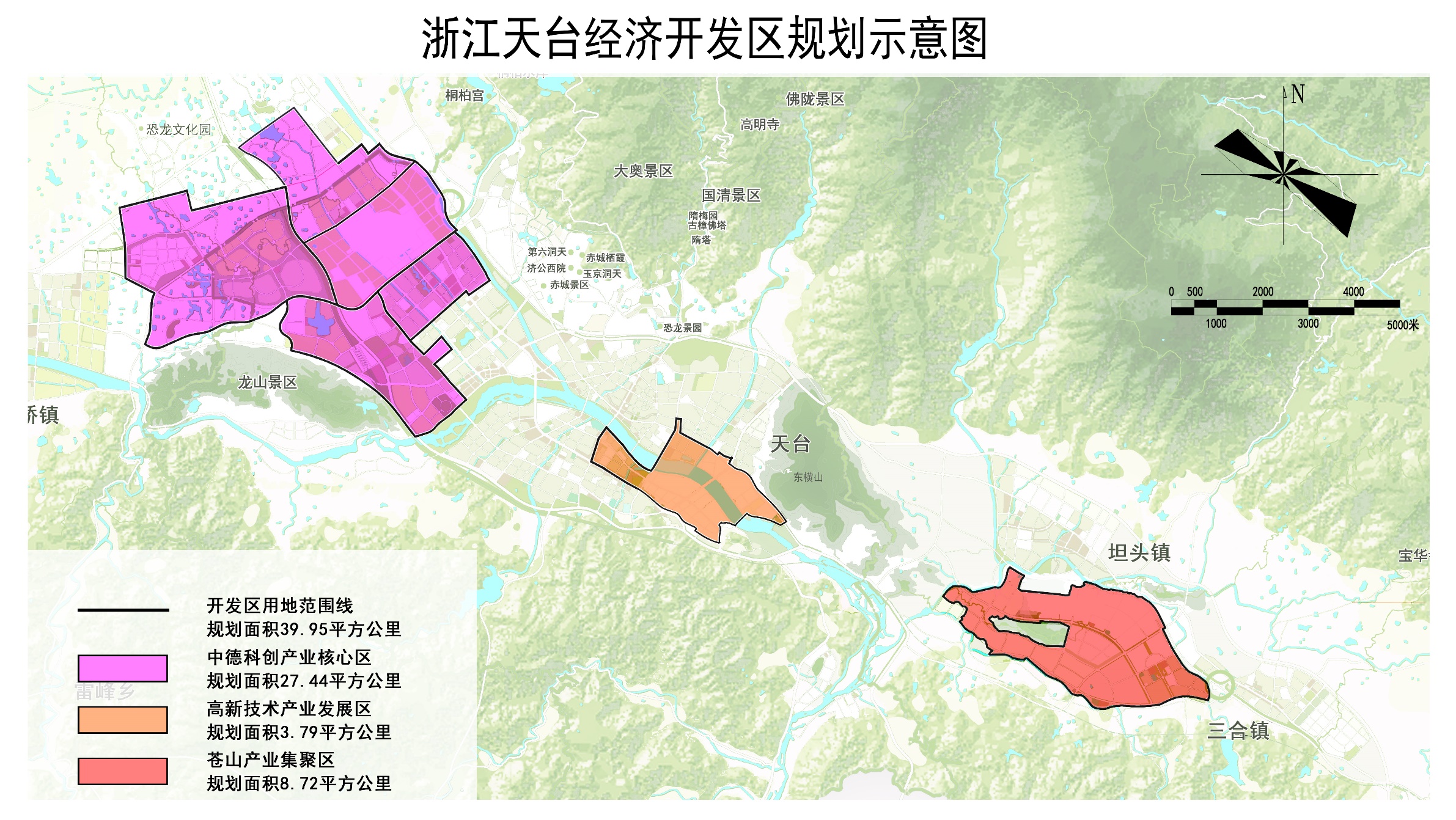 天台县白鹤镇规划图图片