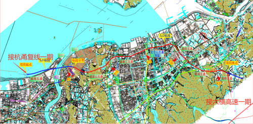 杭甬复线北仑段路线图图片