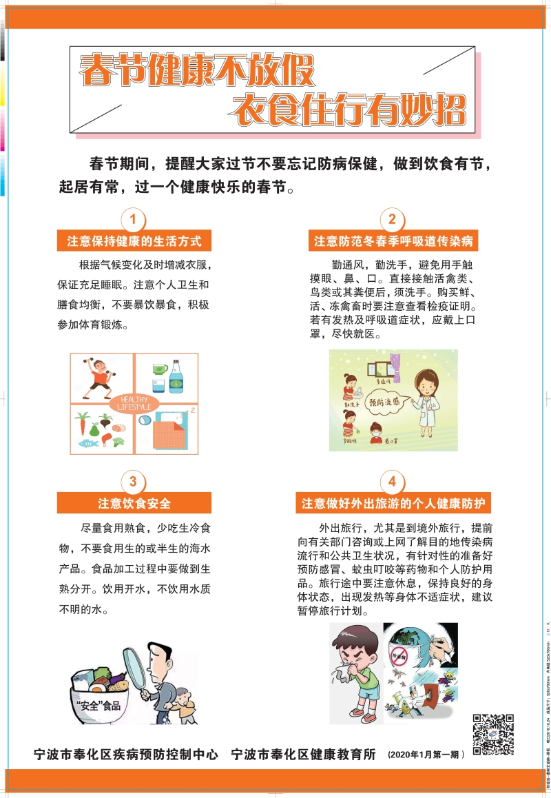 第一期春节防病保健康画报