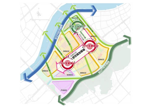 北仑中心城区规划图图片