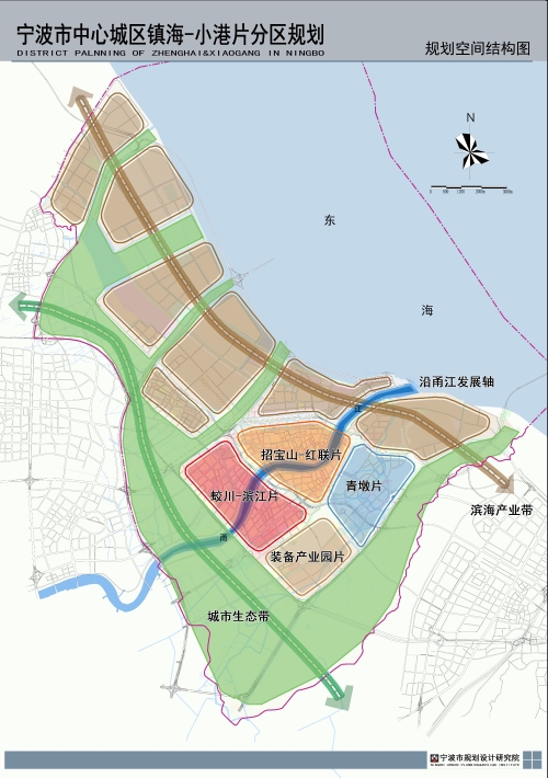 镇海蛟川滨江新城规划图片