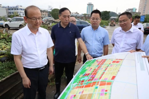 台州湾新区管委会主任管文新调研中央创新区