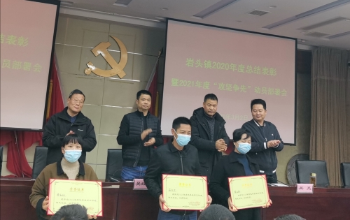 凝心聚力奋勇争先丨岩头镇召开2020年度总结表彰暨2021年度攻坚争先