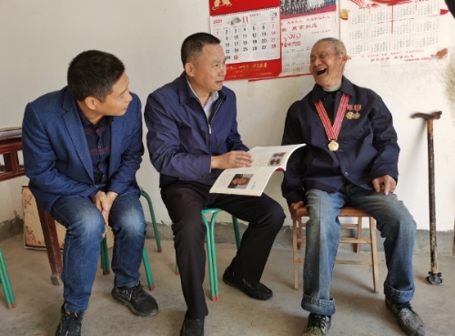 徐为民走访慰问抗美援朝老英雄