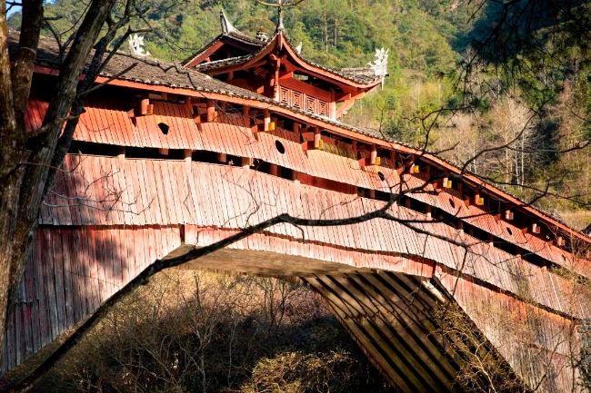 庆元兰溪桥图片